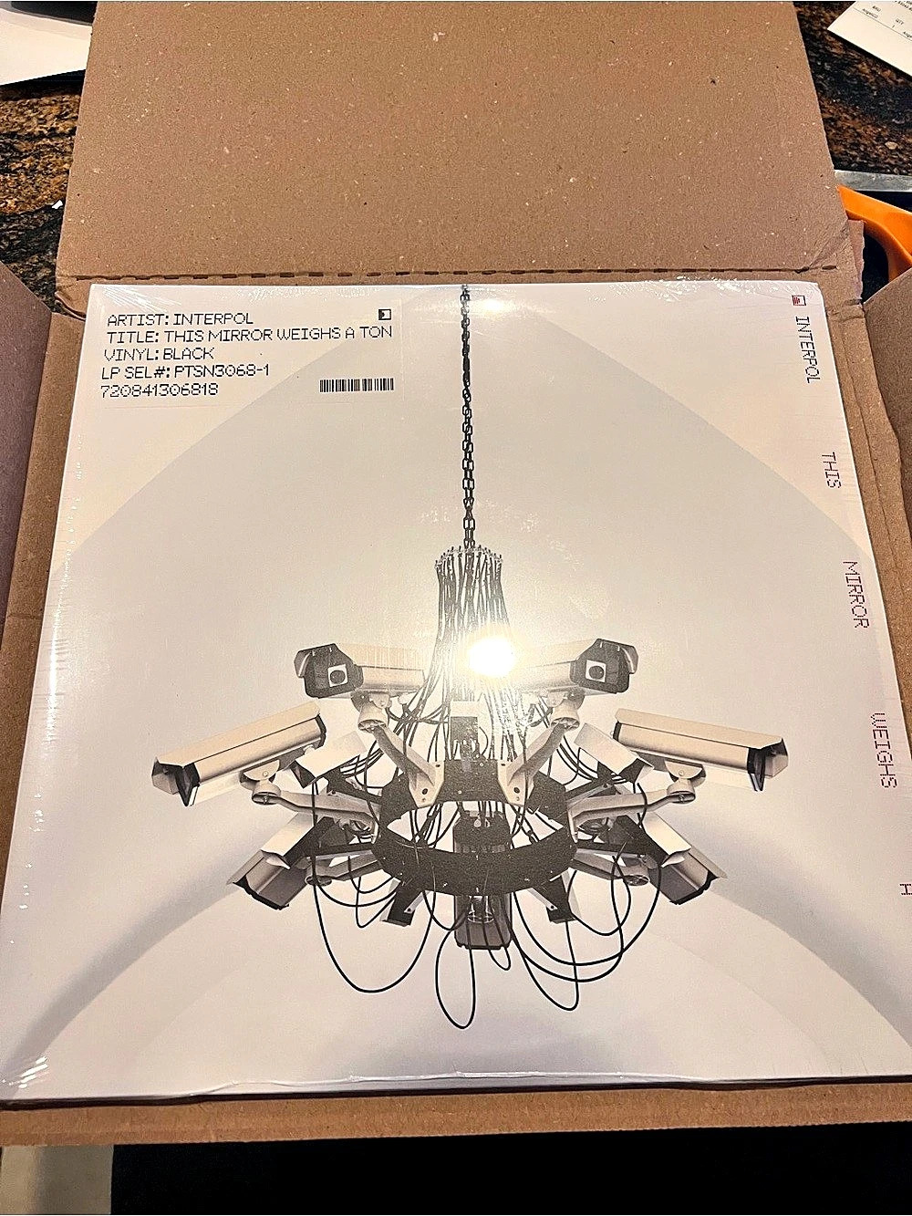 Interpol This Mirror Weighs A Ton Black vinyl record NWT